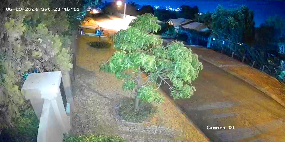 Hikvision ColorVu at night